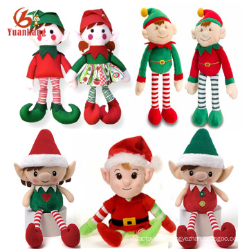 China Personalizado Mini Cute Plush Elfos Felpa Navidad Muñeca Plush Elf Toy